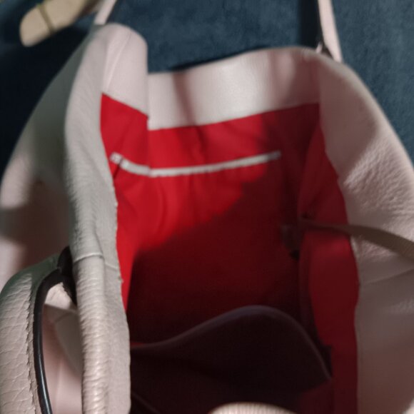 Fab Dooney & Bourke Pebble Grain Leather Pink Large Shoulder Bag - Picture 4 of 7